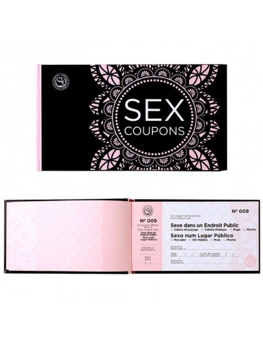 Secretplay sex coupons vales de canje sensuales (fr/pt) - MySexyShop.eu