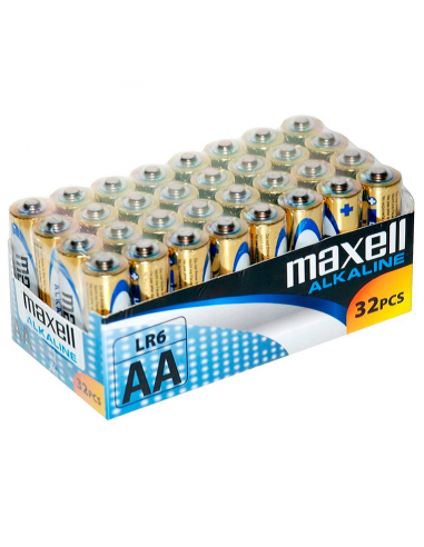 Maxell battery alcalina aa lr6 pack*32 uds