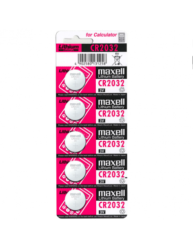 Maxell battery litio cr2032 3v 5uds - MySexyShop (ES)