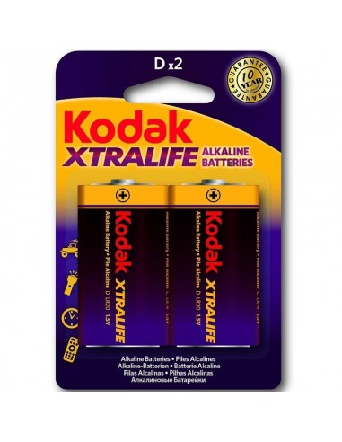 Kodak xtralife alkaline batteries lr20 d lr20 1.5v - MySexyShop (ES)