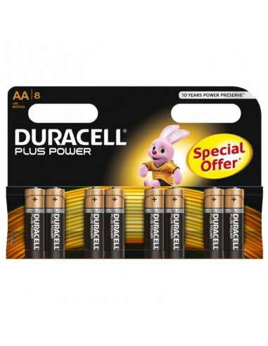 Duracell plus power alkaline batterie aa lr6 blister * 8 - MySexyShop.eu