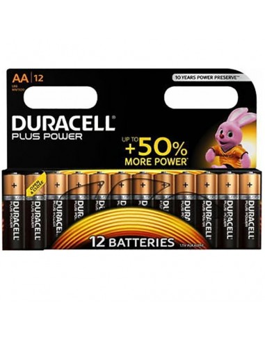 Pile Alcaline Duracell Plus Power Aa Lr6 Blister * 12 -