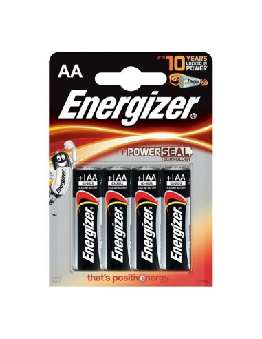 Energizer alkaline power battery aa lr6 *4