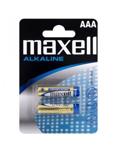 Maxell alkaline battery aaa lr03 blister * 2 - MySexyShop (ES)