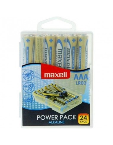 Maxell alkaline battery aaa lr03 pack * 24 batteries | MySexyShop (PT)