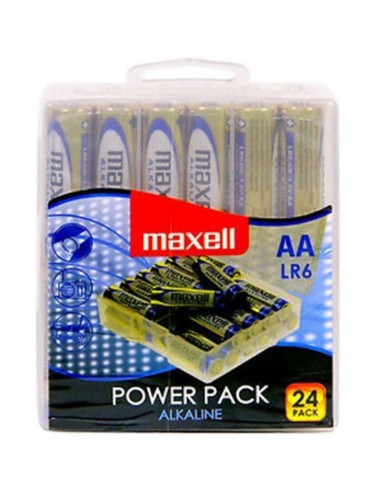Maxell alkaline battery aa lr6 pack * 24 batteries - MySexyShop (ES)