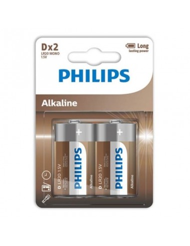 Philips Alkalibatterie d LR20 Blister*2 - MySexyShop.eu