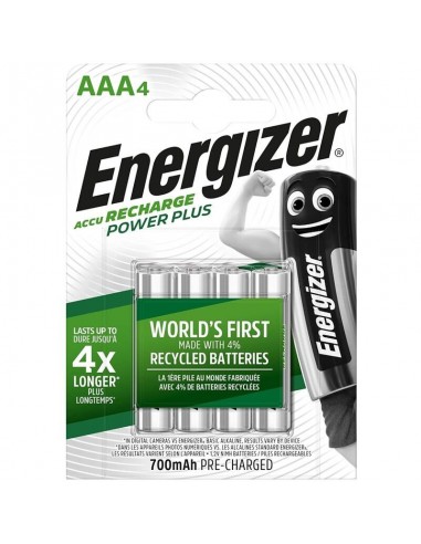 Energizer Rechargeable Batteries AAA4 | MySexyShop (PT)