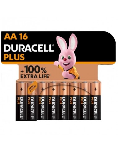 Duracell plus power 100 alkaline battery aa lr6 16 unit - MySexyShop (ES)