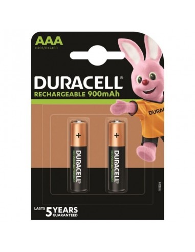 Duracell wiederaufladbare batterie hr03 aaa 900mah 2 einheit - MySexyShop.eu