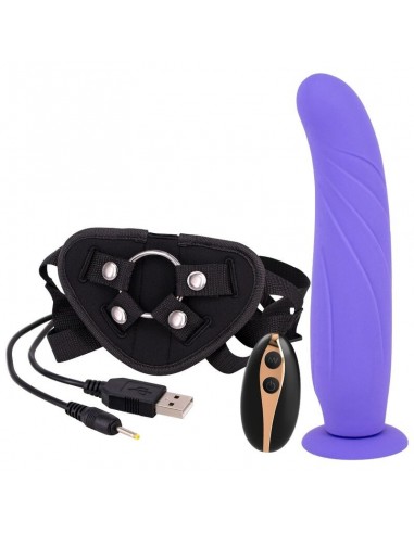 Sevencreations strap on harness with dildo 24 cm