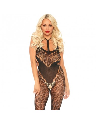 Bodystocking Leg Avenue Dentelle Avec Découpe T,.U. - MySexyShop