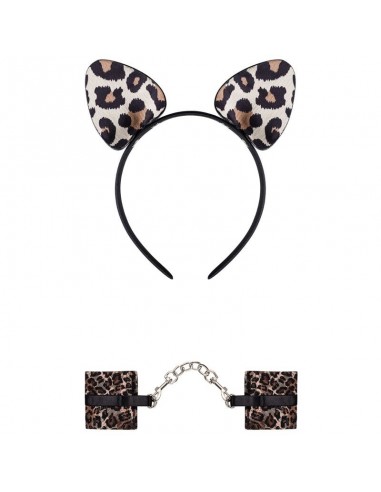 Obsessive Tigerlla Leopard Cuffs and Ears