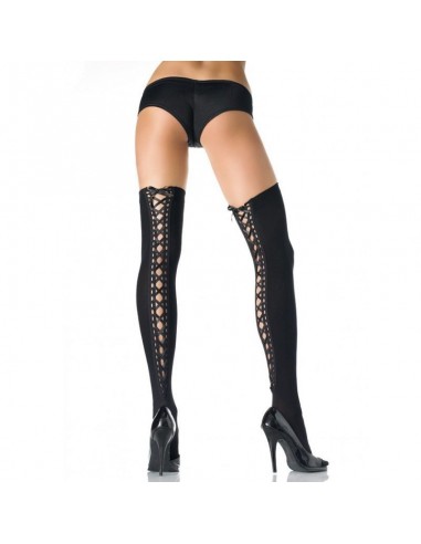 Leg Avenue Sheer and Opaque Thigh Highs 6289 - MySexyShop (ES)