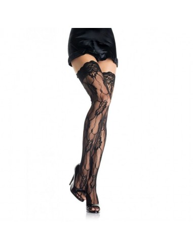 Leg Avenue Net and Lace Thigh Highs 9215 | MySexyShop (PT)