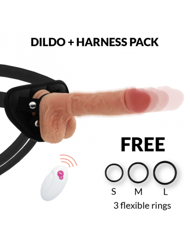 Télécommande Cyber Silicock Strap-On Master Huck - MySexyShop