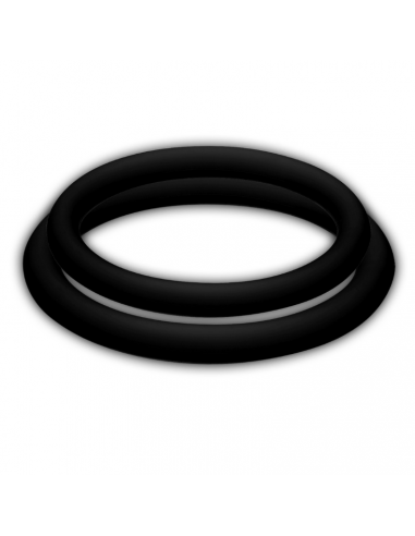 Potenz duo rings medium black | MySexyShop