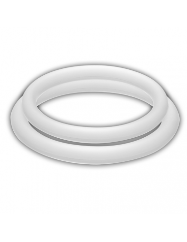 Potenz duo rings medium white