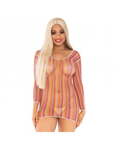 Leg Avenue ZigZag Multicolor Mini Dress