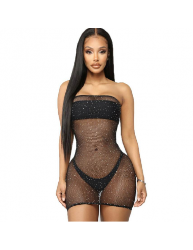 Queen lingerie shinny-dress bodystocking s-l | MySexyShop