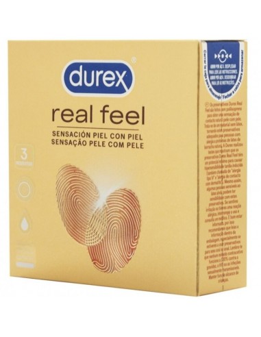 Preservatifs Durex Real Feel 3 Uds - MySexyShop