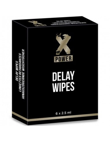 Xpower delay wipes 6 units
