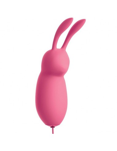 Omg cute rabbit powerful pink vibrator usb