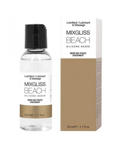 Mixgliss beach silicone lubricant coconut 50 ml - MySexyShop (ES)