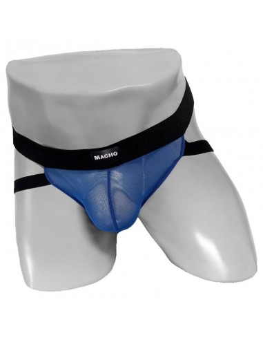 Macho Mx22nb Suspensorio Rejilla Azul S/M - MySexyShop