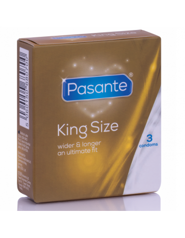 Pasante Preservativos King Más Largos Y Anchos 3 Unidades -