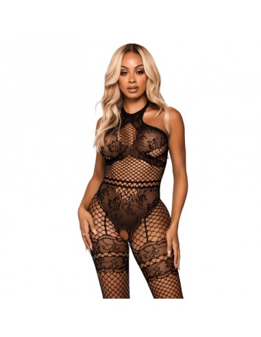 Leg Avenue Bodystocking Net Halter - MySexyShop