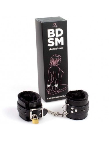 Secretplay Black Bondage Handcuffs Bdsm Collection - MySexyShop