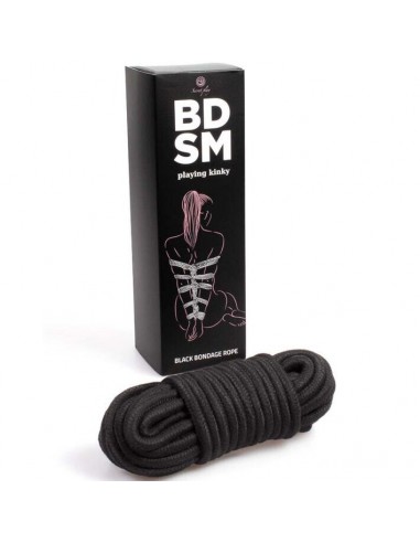 Secretplay Black Bondage Rope Bdsm Collection - MySexyShop.eu