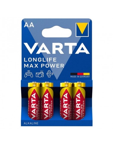 Varta Max Power Alkaline Battery Aa Lr6 4 Unit | MySexyShop