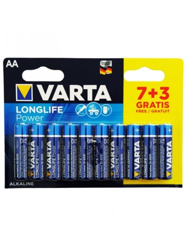 Varta Longlife Power Alkaline Battery Aa Lr6 10 Unit | MySexyShop (PT)