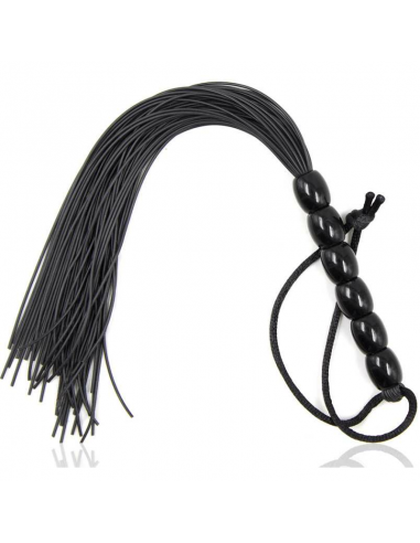 Ohmama Fetish Ribbed Silicone Handle Flogger 22 Cm