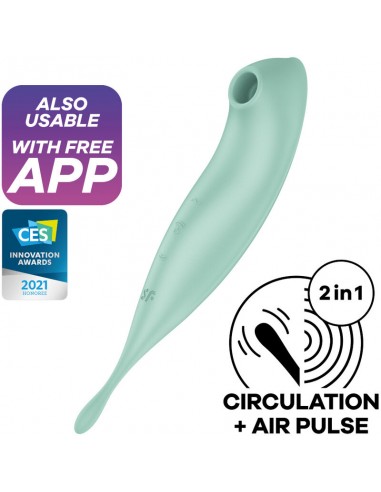 Satisfyer Twirling Pro+ Air Pulse Stimulator & Vibrator App