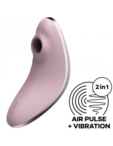 Satisfyer Vulva Lover 1 Air Pulse Stimulator & Vibrator Violet - MySexyShop.eu