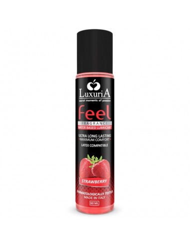 Luxuria feel strawberry water based lubricant 60 ml - MySexyShop (ES)