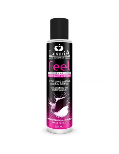 Luxuria feel anal water based lubricant 150 ml - MySexyShop (ES)