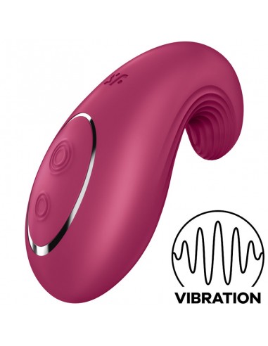 Satisfyer Dipping Delight Vibrador Lay-On Rojo - MySexyShop (ES)