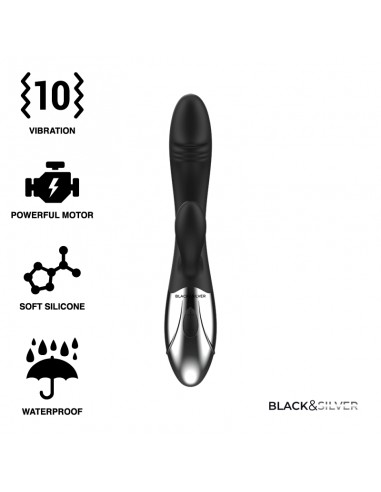 Black&Silver Kaleb Stimulating Vibe - MySexyShop (ES)