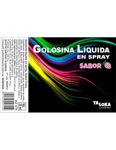 Taloka Liquid Strawberry Candy Spray