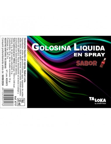 Taloka Spray Golosina Líquida Cola - MySexyShop (ES)