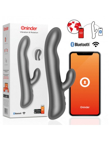 Oninder Oslo Vibration & Rotation Negro Free App - MySexyShop (ES)