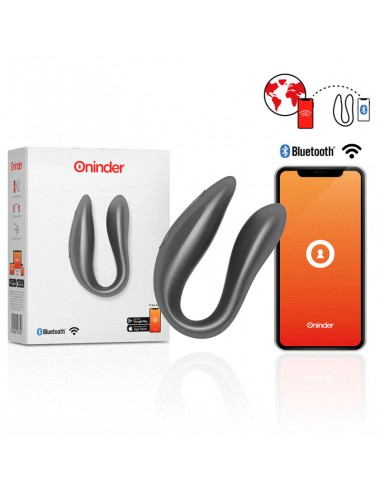Oninder G-Spot & Clitoral Stimulator Black Free App - MySexyShop.eu