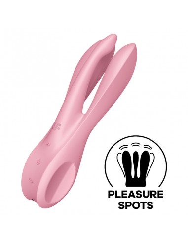 Satisfyer Threesome 1 Vibrator Pink | MySexyShop