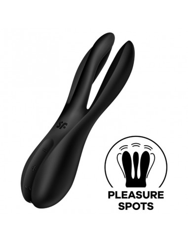 Satisfyer Threesome 2 Vibrator Black - MySexyShop