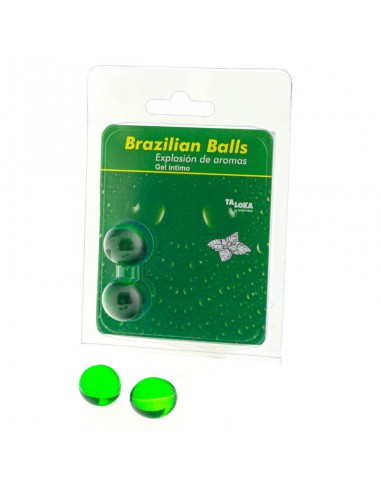 Taloka 2 Brazilian Balls Mint Intimate Gel | MySexyShop