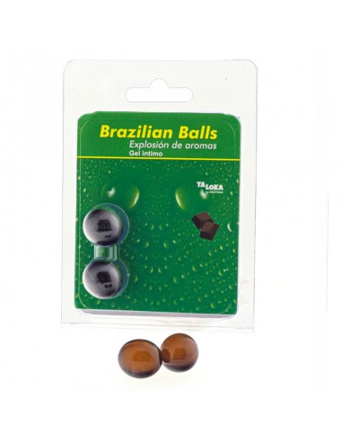 Taloka 2 Brazilian Balls Chocolate Intimate Gel | MySexyShop